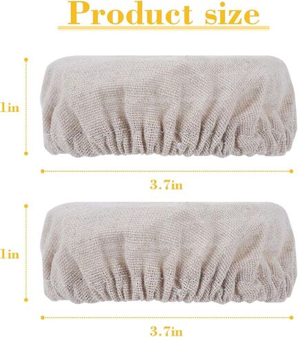 Bread Fermentation Cover, Heat Preservation to Increase Fermentation Cover, Sourdough Bread Proofing Cover Can Be Cleaned and Reused Using Sewn Cloth Cover for Sourdough Starter 2 Packs in Kuwait