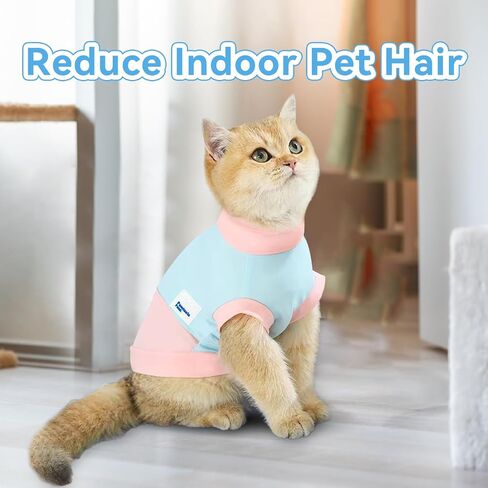 Gauzi 2 Pack Cat Dog Summer Clothes Sun Shirt Shirts Cooling Vest for Small Size Sized Dogs Cats (XX-Large) in Saudi Arabia
