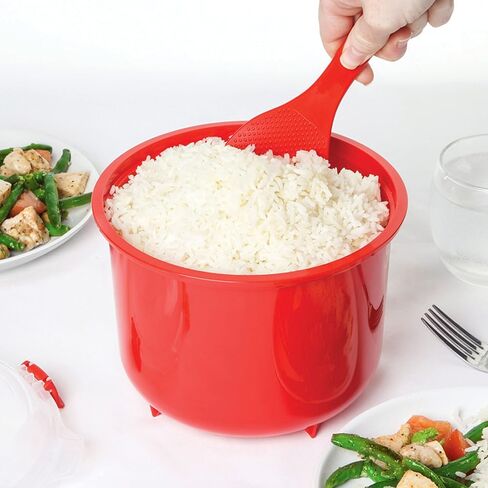 Sistema Microwave Collection Rice Cooker, 87.2 oz./2.6 L, Red in Saudi Arabia