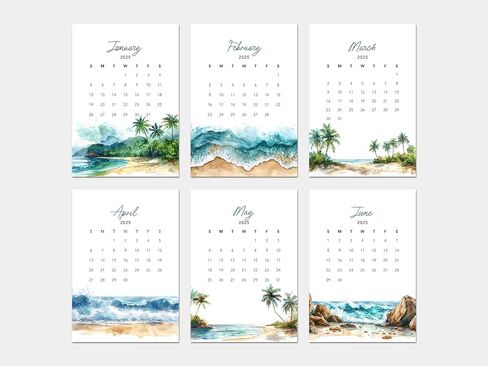 2025 Mini Office Desk Calendar | Acrylic Stand (Fly Fishing) in Saudi Arabia