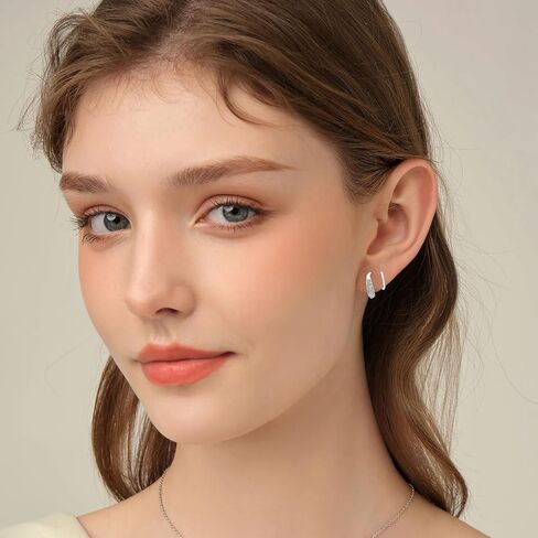 925 Sterling Silver Spiral Twist Wrap Earrings for Women Girls,14k Gold Spiral Threader Earrings, Double Hoop Climber Cuff Earrings Hypoallergenic Tiny Cartilage Piercing Earrings in Saudi Arabia