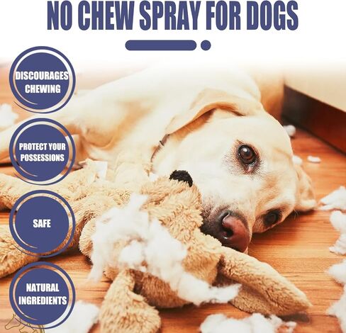Bitter Apple Spray for Dogs to Stop Chewing, 50ML. No Chew Spray for Dogs Puppies. Dog Training Aids to Stop Chewing. Anti Chew Spray for Dogs. Alcohol-Free, Indoor & Outdoor Safe. in Saudi Arabia
