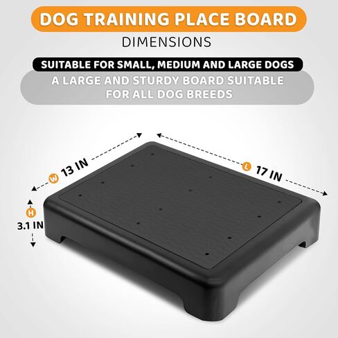 Dog Training Platform - Large Non-Skid Dog Place Board, Stackable & Portable Agility Training Equipment for Small & Medium Dogs, Durable Hunting Dog Trainer Stand in Saudi Arabia
