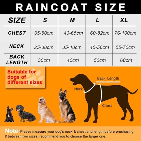 Dog Raincoat with Reflective Strip, Ultra Light Breathable Waterproof Dog Rain Jacket, Adjustable Waterproof Dog Raincoat with Hood, Suitable for Small, Medium, and Large Dogs (Grey, L) in Kuwait