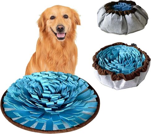 Snuffle Mat for Dogs-Cats-Dog Puzzle Toys, Adjustable Pet Foraging mat for Smell Training, Vivifying Snuffle Mat for Dogs,Dog Digging Toys Encourages Natural Foraging Skills and Mental Stimulation in Saudi Arabia