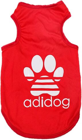 Dog Shirts Pullover Soft Puppy T-Shirt Small Dogs Cute Pattern Orange Pet Clothes Large in Saudi Arabia