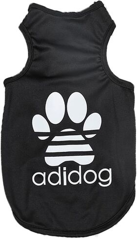 Dog Shirts Pullover Soft Puppy T-Shirt Small Dogs Cute Pattern Orange Pet Clothes Large in Saudi Arabia
