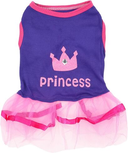 4 عبوات من فساتين الكلاب الصغيرة، فساتين الجرو، قميص الكلاب الصغيرة، فساتين ملابس الكلاب للفتيات، مقاس XS in Kuwait