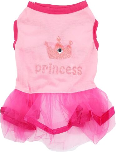 4 عبوات من فساتين الكلاب الصغيرة، فساتين الجرو، قميص الكلاب الصغيرة، فساتين ملابس الكلاب للفتيات، مقاس XS in Kuwait