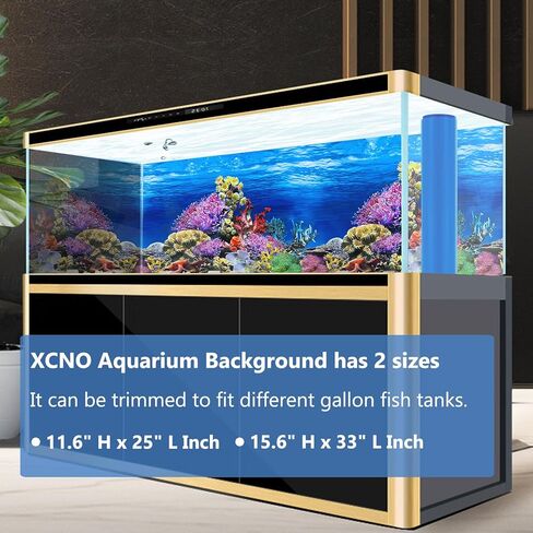 Fish Tank Background Paper Coral Reef Aquarium Background 3D Fish Tank Decorations Background Aquatic Plant Fish Backdrop for Aquarium Wallpaper in Kuwait