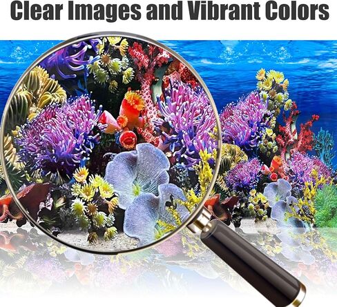 Fish Tank Background Paper Coral Reef Aquarium Background 3D Fish Tank Decorations Background Aquatic Plant Fish Backdrop for Aquarium Wallpaper in Kuwait