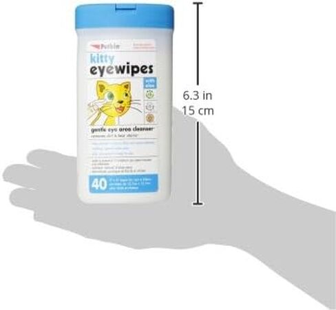 Petkin Kitty Eyewipes 40 count in Kuwait