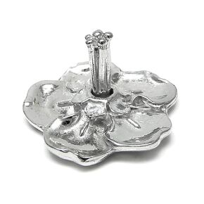 Forget-Me-Not Flower Ring Holder - Tiny Ring Stand Gift Boxed with Story Card - Handcrafted Pewter Made in USA