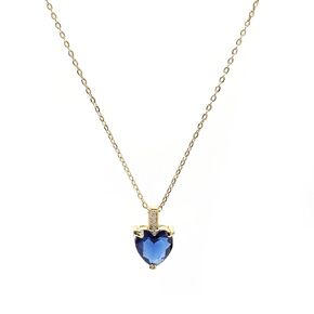 February Birthstone Necklace for Women 14K Gold Plated Amethyst Birthstone Necklace Gold Heart Necklaces Amethyst Necklace Birthday Gifts for Women Girls Jewelry