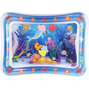 Cat Water Play Mat, Fun Pet Water Play Kitty Playmat Water Cool Comfort Cat Play Sensory Pad Toy for Pet Dog Cat Water Play Alone