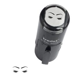 Self Inking Loyalty Card Stamp Eyes with Eyebrows in Saudi Arabia