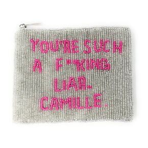 RHOBH Beaded Purse Pouch, You're Such a Liar Camille, Birthday Gifts, Beaded Wallet Preppy Bag Housewives Beverly Hills Bravo TV Fan RHOBH Gifts