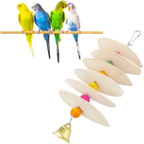 Bird Cuttlebone Chew Toy, Natural Bird Calcium Cuddle Bone for Parrot Cockatiel Budgie Conure Sharp Beaks (6 Pcs in a Bunch)