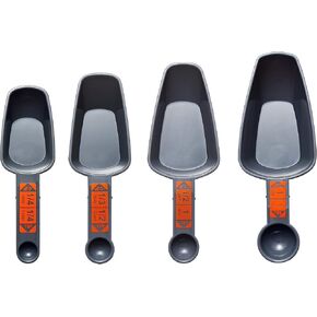 Dog Food Scoop - Dog Food Measuring Cup Pet Food Scoop for Dog Cat, (Dog food Scoop Set Includes 1 Cup, 1/2 Cup, 1/3 Cup, 1/4 Cup)