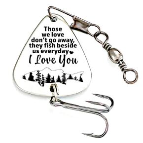 Those We Love Dont Go Away They Fish Beside Us Everyday Fishing Lure Rememberance Christmas Birthday Gift Idea Fishing Lure Heaven Fishing Lure FBA-HEAVEN-LURE (|Heaven|)
