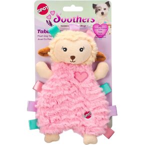 SPOT Soothers- Tabbie Lambie Dog Toy-Separation Anxiety Toys for Dogs, Stuffing Free, Scented with Calming Lavender Fragrance Beads to Safely Calm and Relax Dogs and Puppies, 8in