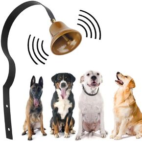 Shop Keepers Bell, Antique Metal Doorbell Wall Mounted Metal Shopkeepers Doorbell Dog Training Bell Home Decoration, 1.6inch Bell Diameter, Remind You Customer Coming