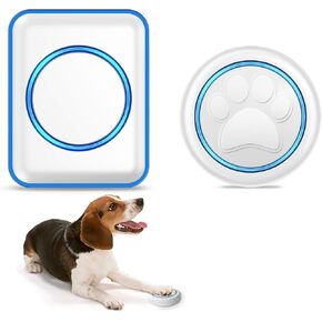 Full House Dog Doorbell for Potty Training, Wireless Pet Doggie Door Bell Training to Go Outside, Waterproof Touch Button, Over 1000 feet Range