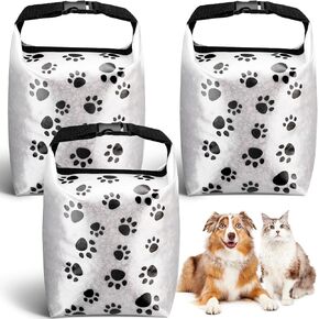 3 Pcs Dog Food Travel Bag 40 Cup Portable Dog Food Travel Container Waterproof Pet Food Travel Storage Bag for Camping, Travel, Everyday