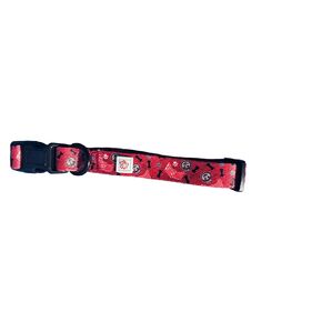 Ohio State Brutus Buckeye Paw Prints Dog Collar (Large)