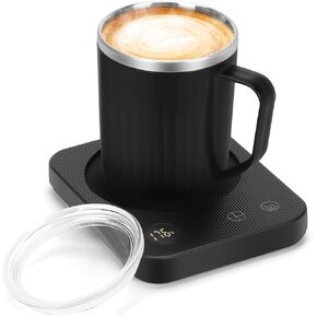 Coffee Mug Warmer, Electric Coffee Warmer with 13.5oz Mug Set for Desk - 3 Temperature Setting, 8h Auto Shut-Off, Smart Coffee Warmer for Heating Coffee Tea