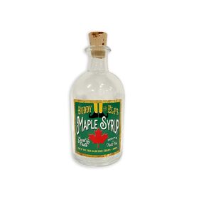 BUDDY the Elf's SYRUP Decoration | Fill yourself BOTTLE - Syrup Not included* | Buddy's Maple Syrup Jar | Christmas Party Decor