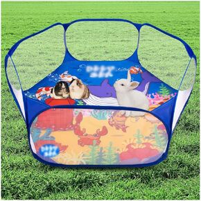 روضة خنزير غينيا للداخل، روضة حيوانات صغيرة محمولة، سياج داخلي وخارجي للأرانب والقطط والهامستر in Kuwait