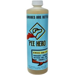16-Oz. Refill- Pee Hero by Urea-Z Urine Odor Eliminator For Dog Urine on Artificial Turf & Patios | Highly Concentrated | Makes 2 Gallons of Solution