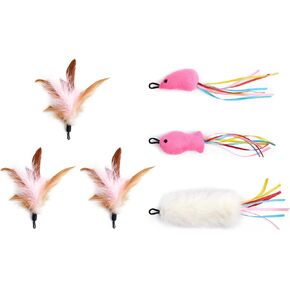 Potaroma Cat Toys Chargeable, 3in1 Hide and Seek for Kittens, Interactive Automatic Play, Fluttering Butterfly, Moving Wand Feather, Indoor Kitty Exercise 22.8 Inch Cover for All Breeds