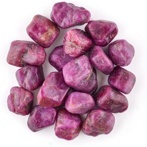 أحجار كريمة ياقوتية خام طبيعية 50 قيراط، خام لصنع المجوهرات، الحرف اليدوية، بلورات شقرا العلاجية، أحجار بالجملة فضفاضة، أحجار كريمة وبلورات، مجموعة كبيرة، حجر بخت شهر يوليو، حجر الحب in Kuwait