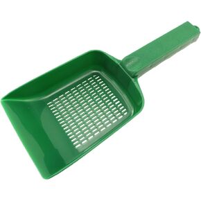 Aquarium Fish Tank Garden Sand Cleaning Shovel Green 5.11x4.33inch Lizard Feces Scoop Sand Filter Used for Home Gardens Fish Tanks and Swimming Pools