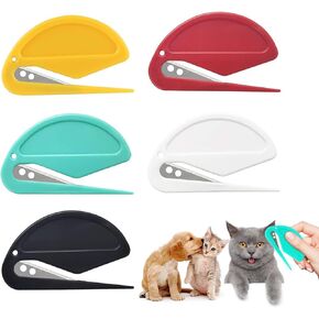 5 قطع من مشط عقد الحيوانات الأليفة، مشط عقد الحيوانات الأليفة للقطط والكلاب، أداة إزالة شعر الحيوانات الأليفة 2024، لوازم لإزالة الشعر المتشابك والفضفاض، أداة تساقط شعر الحيوانات الأليفة متعددة الوظائف in Kuwait