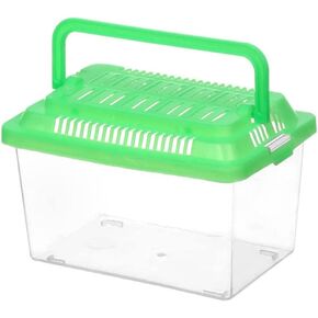 FRCOLOR 2pcs plastic turtle fish tank acrylic reptile cage tortoise habitat Pet Fish Tank Reptile Feeding Tank aquatic turtle tanks and aquariums eamon living habitat mini breeding box in Saudi Arabia