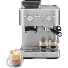 KitchenAid Semi Automatic Espresso Machine with Burr Grinder, 2.5L, Juniper, KES6551JP