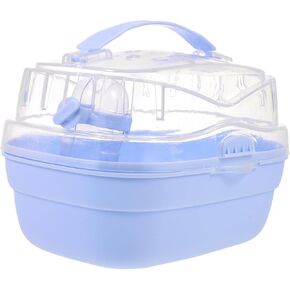 Beavorty Hamster Cage Travel Tote Bag Hamster Carrier Backpack for Travel Hamster Water Bottle Small Carrier Cage Suitcase Hamster Travel Cage Take Squirrel Cage Pp