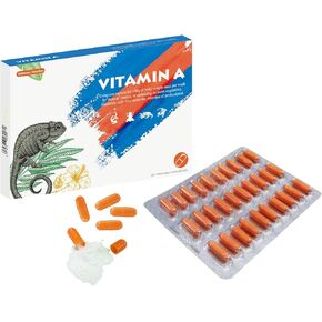 Vitamin A Supplement for Reptiles and Amphibians, 30 Capsules.