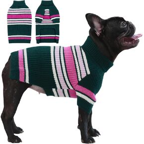 IECOii Dog Sweater,XXXL Dog Sweater,Extra Large Dog Sweater Turtleneck Warm Dog Winter Coats,Stretchy Large Dog Christmas Sweater for Big Dogs Golden Retrievers,Labradors,Red Dog Sweater,3XL