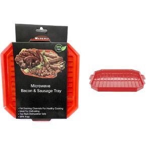 صينية لحم الخنزير المقدد والسجق في الميكروويف، خالية من مادة BPA، قم بطهيها وتقديمها in Kuwait