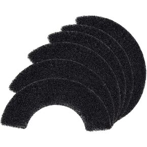 6 قطع من فلاتر الكربون المتوافقة مع Litter-Robot 4 مرشح صندوق القمامة لامتصاص الروائح والتحكم في الرطوبة من الحيوانات الأليفة والحفاظ على المنزل منتعشًا in Kuwait