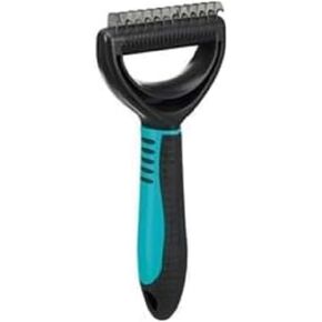 TRIXIE Pet Universal Grooming Rake for Cats and Dogs, Detangle and Thin, 2.5" x 7" (6x18cm)
