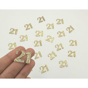 50th Birthday Confetti | 50 Age Confetti | Personalized Year Number Party Decorations, Party Favors, Glitter Gold 50 Years, Birthday Decor (50)