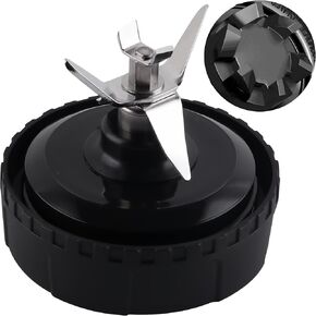 Ninja Blender Replacement Parts, 6 Fins Extractor Blade Assembly Fits Ninja 16oz Cups, Replacement Blade Compatible with Nurti Ninja Blenders Pro BL660 BL663 BL663CO BL665Q BL740 BL770