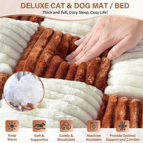Dog Beds Large Sized Dog Couch Waterproof Dog Bed Washable Dog Pet Bed with Removable Cover & Nonskid Bottom & Waterproof Lining Large Dog Bed Sofa Anti-Slip Pet Sleeping Mat 36 x 24 x 3 Inch in Kuwait