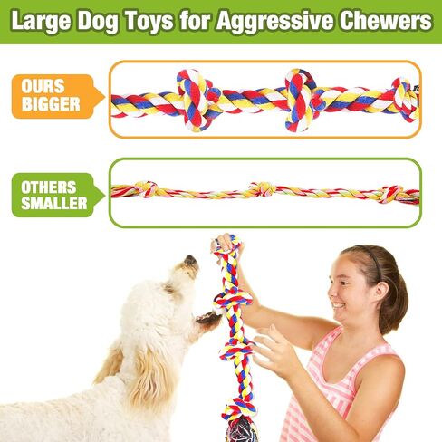 Dog Squeaky Toys Interactive Dog Toys for Aggressive Chewers Tough Rubber Chew Toys for Medium/Large Breed, Indestructible Puppy Chew Toys for Teething (Yellow) in Kuwait