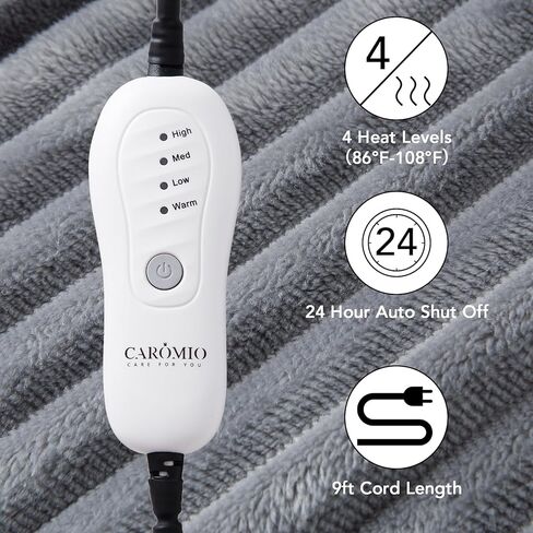 وسادة تدفئة للحيوانات الأليفة من كاروميو لكلب القطط، حصيرة سرير كهربائية مقاومة للماء للاستخدام الخارجي والداخلي مع سلك مقاوم للمضغ، درجة حرارة قابلة للتعديل مع مؤقت إيقاف تلقائي، طاقة تيار مستمر آمنة، 28 بوصة × 16 بوصة in Kuwait